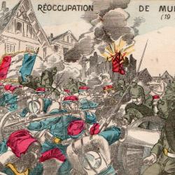 CPA- REOCCUPATION DE MULHOUSE 19 AOUT  -N&deg;7494