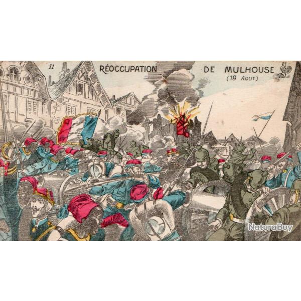 CPA- REOCCUPATION DE MULHOUSE 19 AOUT  -N�7494