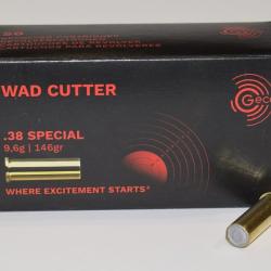 lot de 250 cartouches GECO 38 special 146 grains wad cutter 2317536