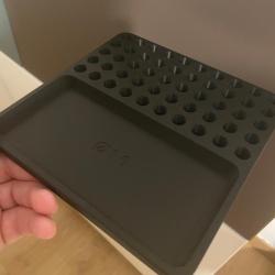 Plateau de rechargement de couleur noir Diam&egrave;tre 10 pour 9 mm parabellum