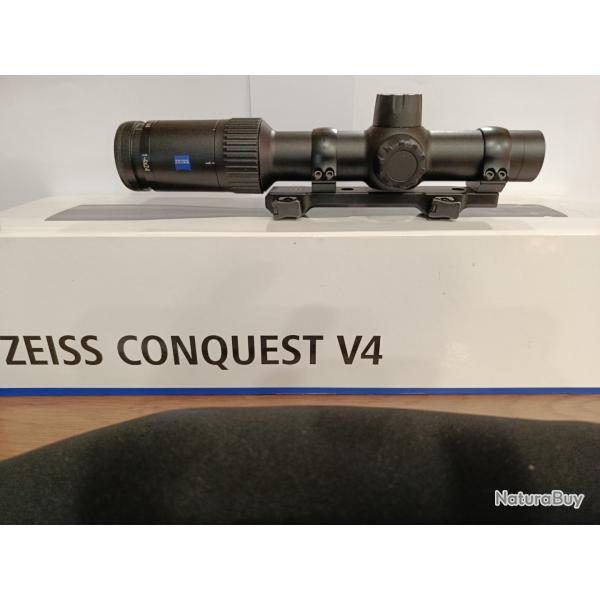 Lunette ZEISS 1-4 x 24  �quip�e d'un montage amovible pour carabine SAUER XT 303 nouvelle g�n�ration