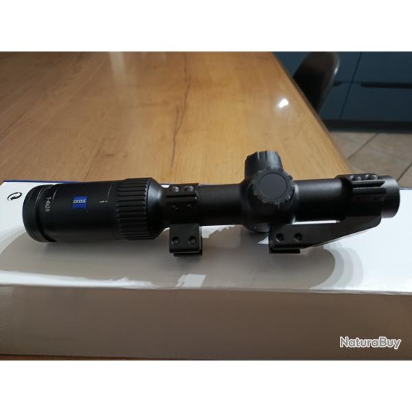 Lunette ZEISS 1-4 x 24  �quip�e d'un montage 21 mm