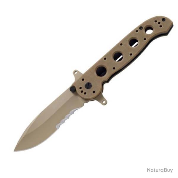 Couteau pliant mixte CRKT "M21-14DSFG" G10 d�sert