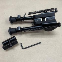 Bipied R&eacute;glable 6 Positions 16-23 cm + Adaptateur Picatinny