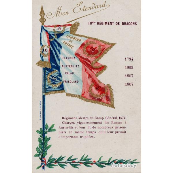 CPA- 14me REGIMENT DE DRAGONS -N�7501