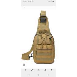 Sac militaire tactique TAN &agrave; bandouliere Chasse, p&ecirc;che, rando, airsoft, arm&eacute;e, s&eacute;cu...