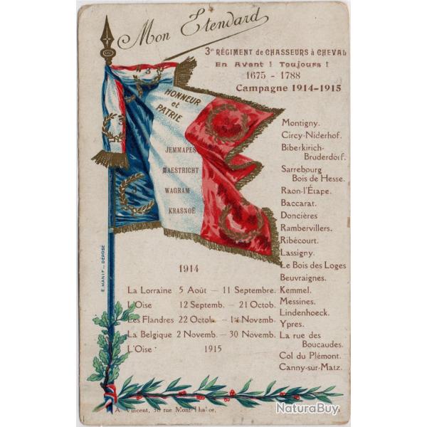 CPA - 3e REGIMENT de CHASSEURS A CHEVAL EN AVANT ! TOUJOURS ! -N�7503