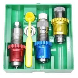 JEU D'OUTILS 3P LEE AVEC SUPPORT DOUILLE 308 WIN + BAGUES BREECH LOCK