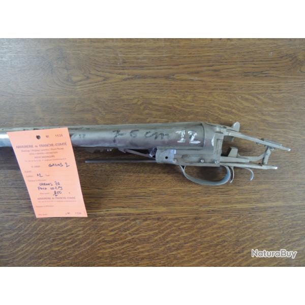 GARNIS EN BLANC calibre 12 canons de 71 sans les bois  IDEAL POUR APPRENTIS ARMURIER