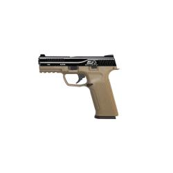 Pistolet GBB black l&eacute;opard eyes alpha Noir Tan - ICS