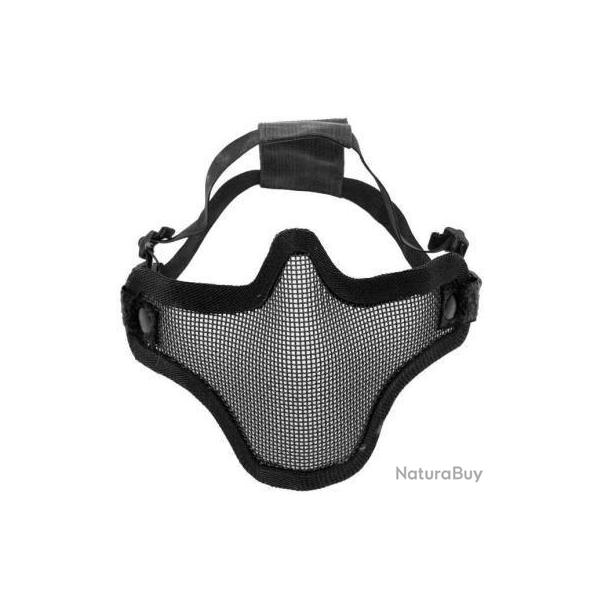 Grille V1 Complete m�tal - Noir - bas de visage - Nuprol