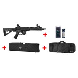 PACK Schmeisser AR15 S4F - Cal. 9X19 - Canon 10.5'' - + Housse + Accessoires