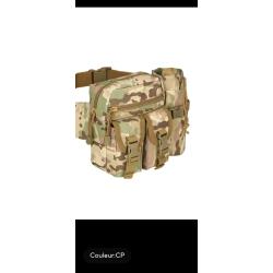 Sacoche banane militaire tactique CAMO avec porte bouteille