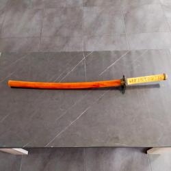 Katana couleur marron/Ivoire TBE lame non tranchante