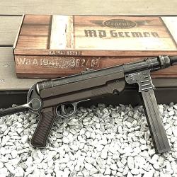 PISTOLET MITRAILLEUR : MP GERMAN LEGEND - SEMI  &  FULL  AUTO - Cal. 4.5MM (Billes Acier)