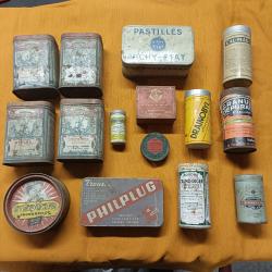 Lot de boites de collection vintage