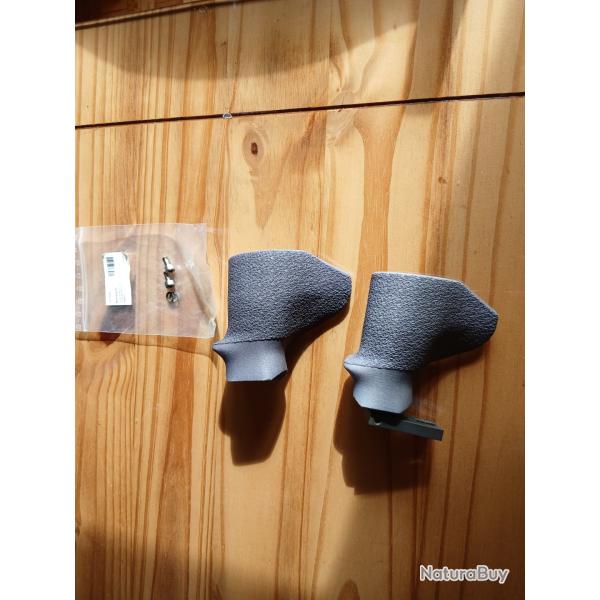 Lot de 2 poign�es droitier Mec grip 3d pour crosse anschutz precise avec adaptateur