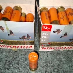 49 CARTOUCHES CALIBRE 12 70 WINCHESTER N&deg;6 SUPER PIGEON