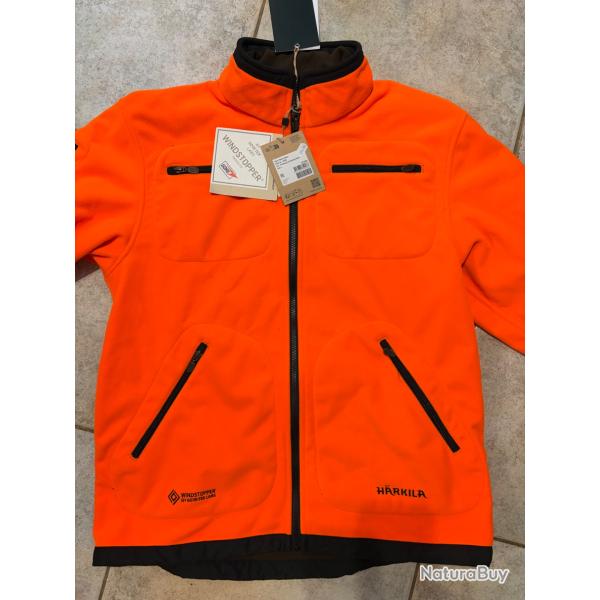 Veste polaire HARKILA KAMKO orange r�versible