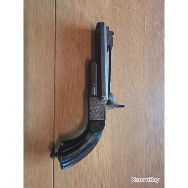 Pistolet double � broche avec baionette int�gr�e