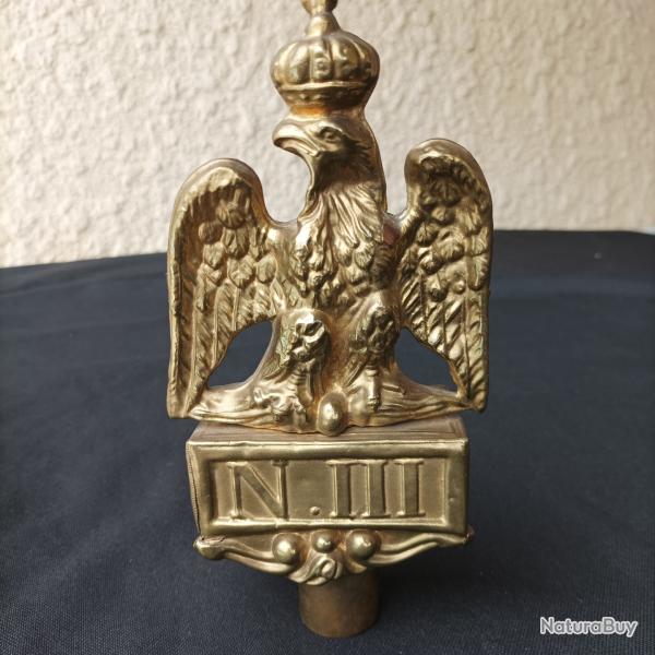 Aigle drapeau second empire