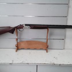 Fusil superpose LUGER eagle gris grave perdrix faisan  cal.410 bois can.76cm top affaire