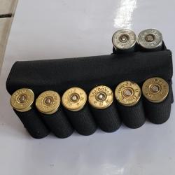 CARTOUCHIERE  de  CROSSE pour FUSIL  Cal 12 ou 16 ou 20  En tissu &eacute;lastique     Pour 8 cartouche
