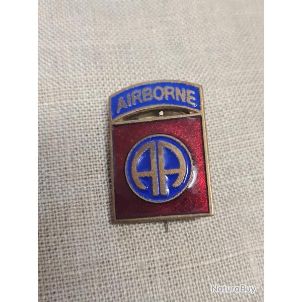 Insigne , broche   �maill� 81�me WW2