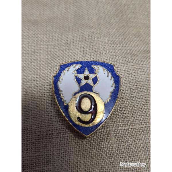Insigne , �maill�   9�me Air Force US WW2