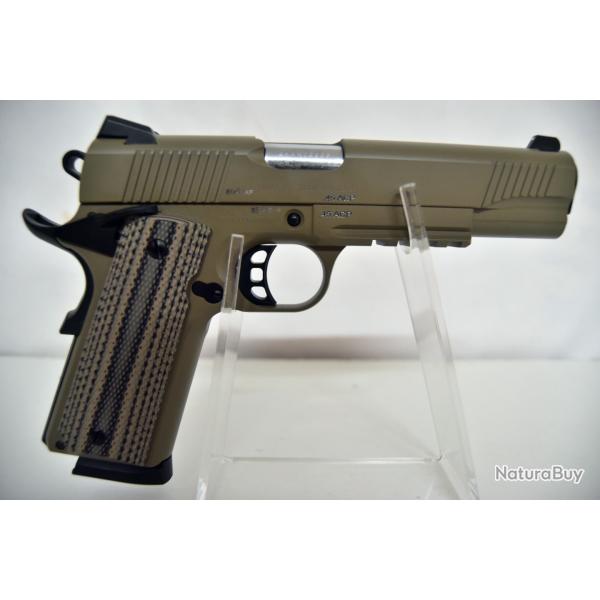 Pistolet semi-automatique TISAS ZIG PC 1911 FDE 5" - Cal. 45 Auto