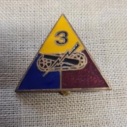 Insigne , &eacute;maill&eacute;  3&egrave;me DB US WW2
