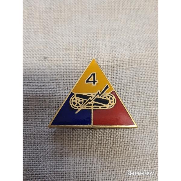 Insigne , �maill�  4�me DB US WW2