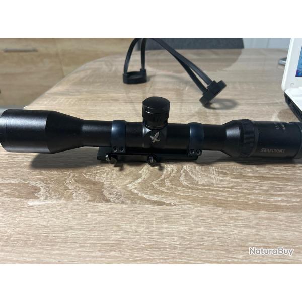 Lunette Swarovski Habicht avec point lumineux avec montages rapide
