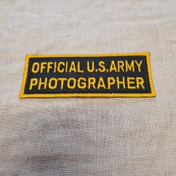 Patch Rectangulaire photographer US WW2