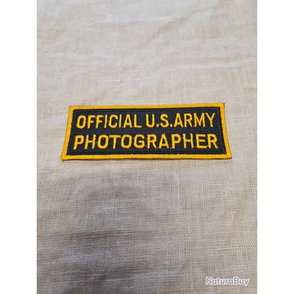 Patch Rectangulaire photographer US WW2