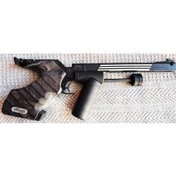 RARE ! Pistolet de comp&eacute;tition Walther CP201 au CO2 cal. 4.5mm droitier ou gaucher + mallette Steyr