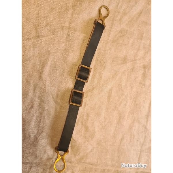 Jugulaire laiton pour casque � pointe WW1 (L9A)