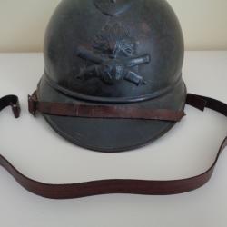 sangle cuir pour Jugulaires de casque Adrian Mle.1915 WW1