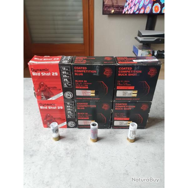 Lot Cartouche calibre 12 geco