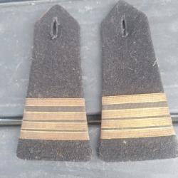 paire de Fourreaux d'Epaule Grade Commandant Apr&eacute;s-guerre France
