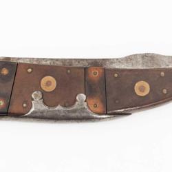 FORT COUTEAU PLIANT ANCRE DE MARINE DAT&Eacute; 1912 - FRANCE XIX&egrave;