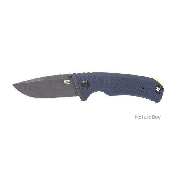 Couteau Pliant SOG TELLUS ATK - Bleu/Jaune
