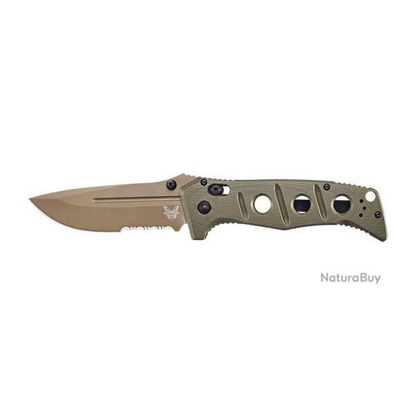 Couteau Pliant Benchmade Mini Adamas Olive Sibert