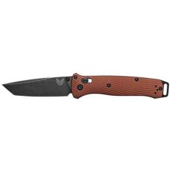 Couteau Pliant Benchmade Bailout Marron Tranchant Lisse
