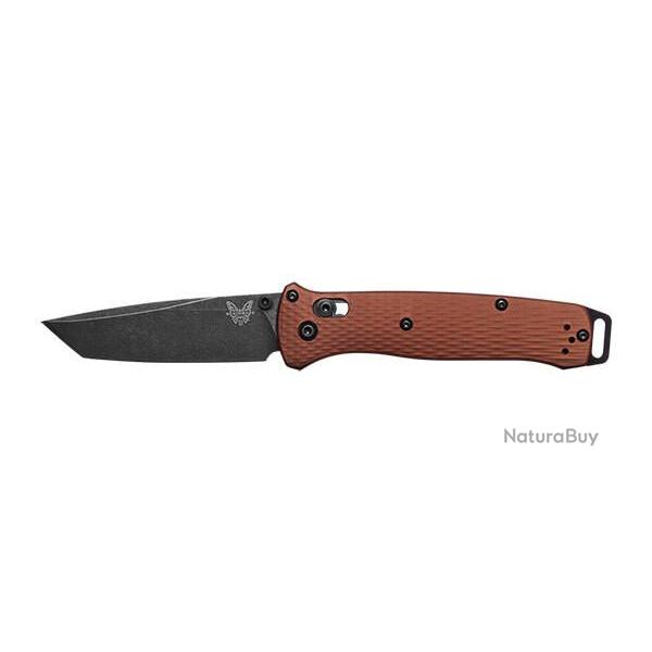 Couteau Pliant Benchmade Bailout Marron Tranchant Lisse