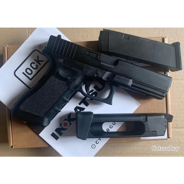 R�plique airsoft Glock 17 inokastu neuf emball� avec 3d en plus