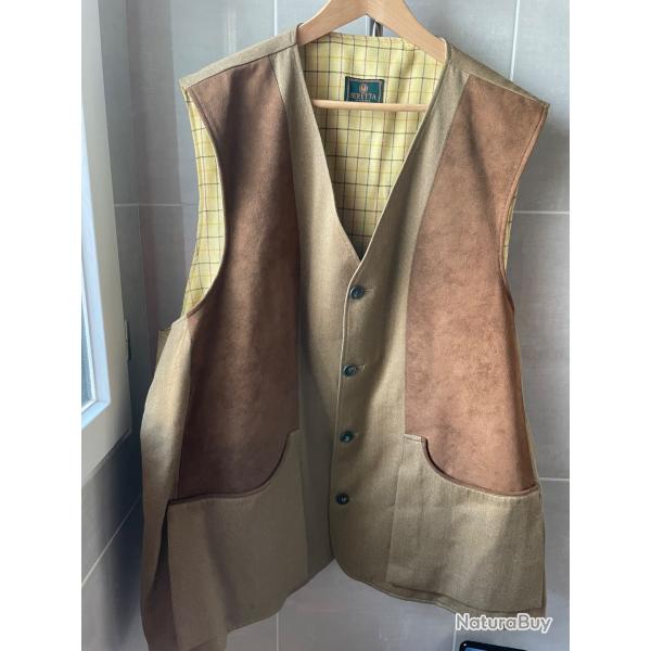 Gilet de chasse marron