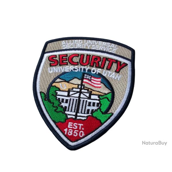 Personnel de s�curit� de l'Universit� de l'Utah, sous contrat avec la soci�t� Allied Universal.