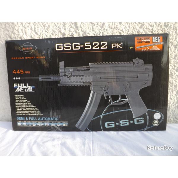 R�plique Airsoft_ GSG 522-PK (MP5)_Comme Neuf