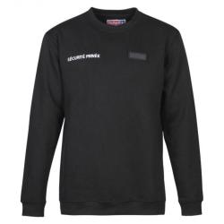 Sweat Shirt Cityguard Securite Fenetre Matricule &agrave; Broder Noir